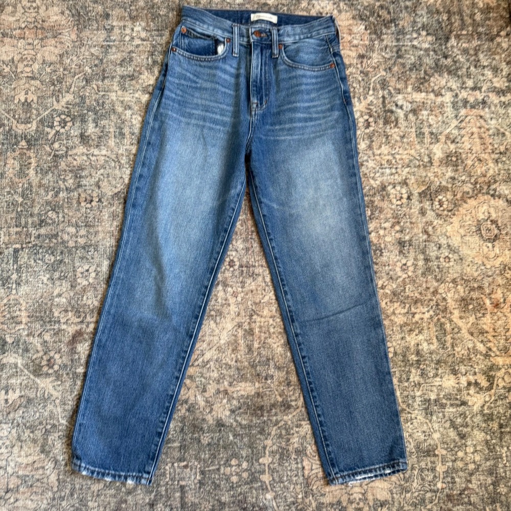 Madewell The Mom Jean High Rise Jeans Medium Wash Size 24